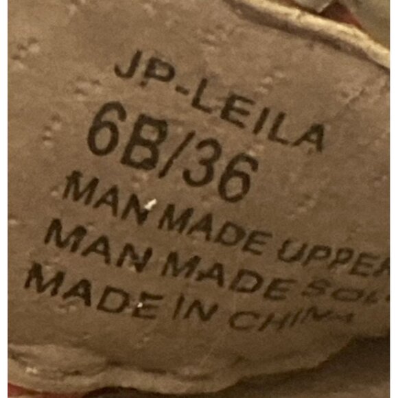 Jessica Simpson JP-Leila Women size 6 Beige Woven Strap Espadrille Wedge Sandals - Picture 8 of 8